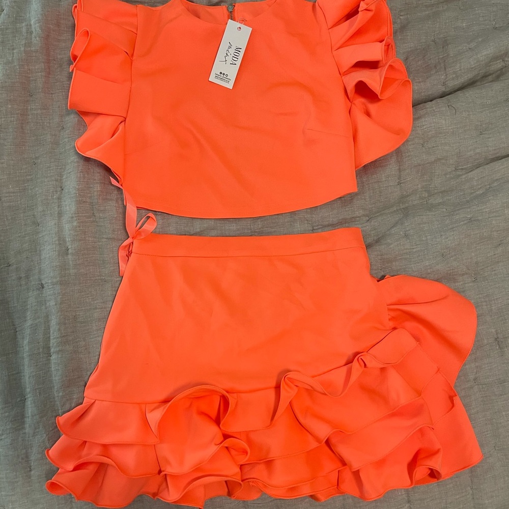 ASOS Ruffle Two Piece Set - Picture 5 of 5